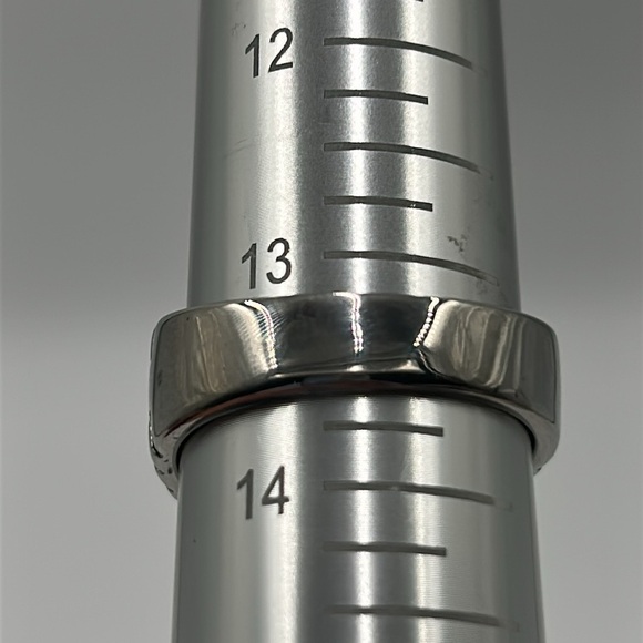 2043- Royal Blue Color Cubic Zirconia Handmade Men's Ring Size 13.5 NWT - Picture 8 of 8